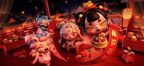 婉婉·瑞兽闹春盲盒角色图