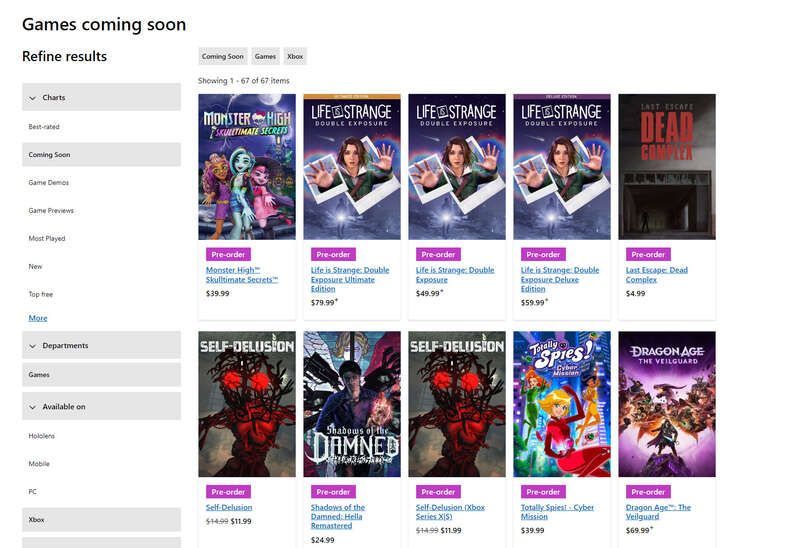 Xbox商城预购榜相关图片