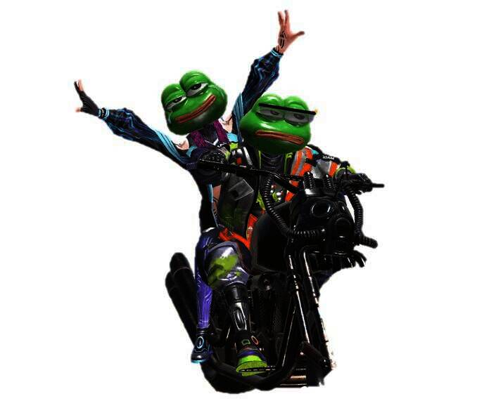 玩家使用悲伤蛙外观在游戏中场景图