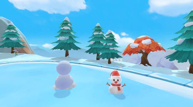 摩尔拉雅雪山帮助雪人场景图