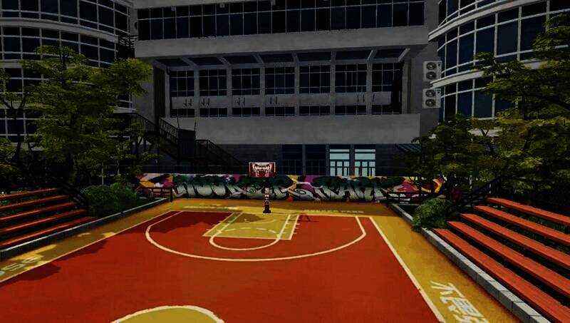 《街篮2》1:1定制洛克公园球场皮肤