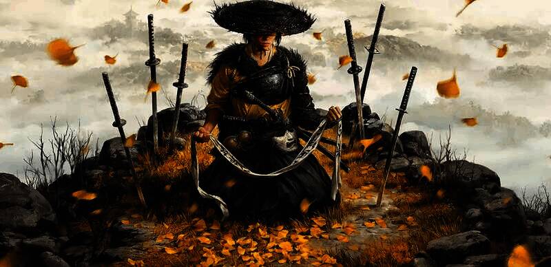 《对马岛之鬼》与《羊蹄山之鬼》相关宣传图