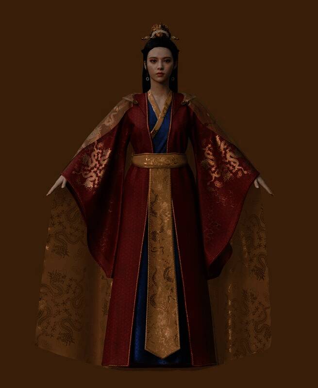 《黑神话》亢金星君原版妆容模型图