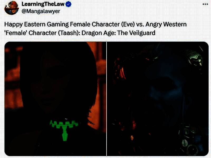 龙腾世纪4与其他游戏角色对比相关图片2