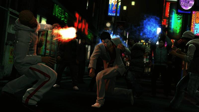 《人中之龙 极》战斗画面