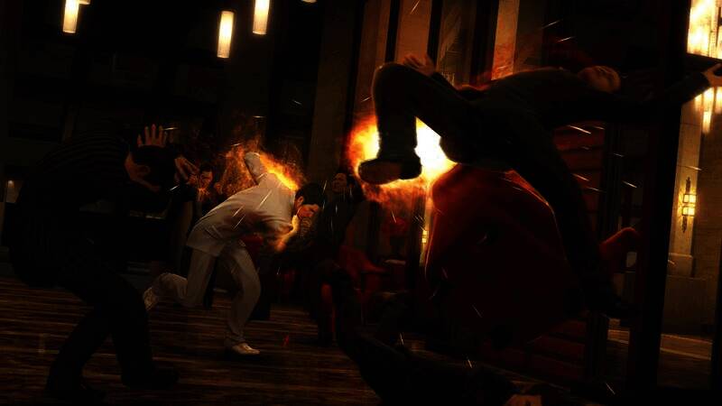 《人中之龙 极》战斗画面