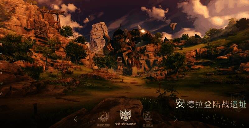 安德拉登陆战遗址图片