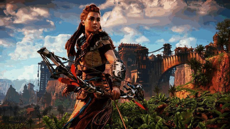 《地平线:零之曙光重制版》游戏画面展示图1