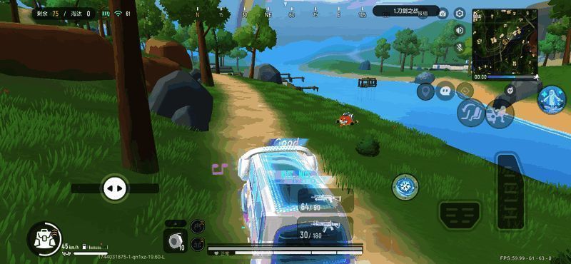 营地对岸冲锋啵啵点位图