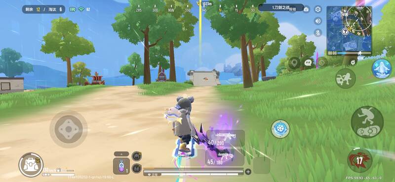 海苔神殿对岸断桥处冲锋啵啵点位图