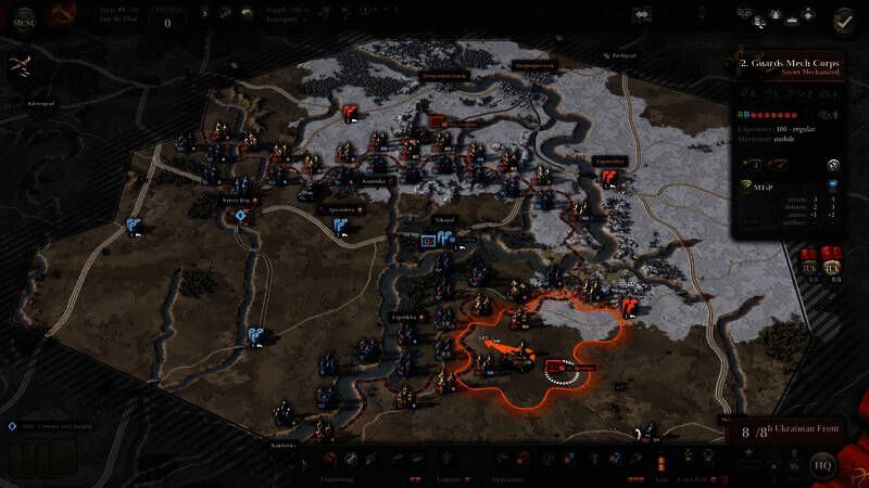 苏军抵达奥得河畔场景