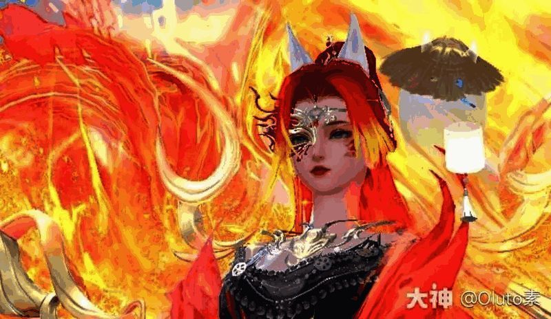 九天真炎女款时装正面展示图