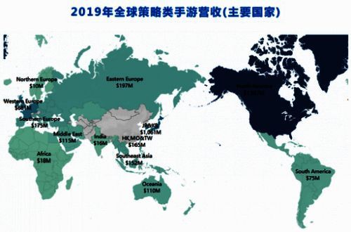 SLG 手游美国和日本市场相关数据图