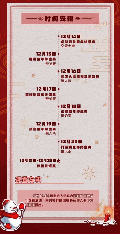 活动时间及流程相关图片