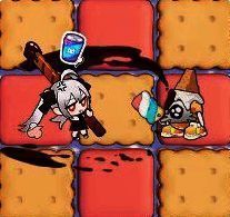 使用连续攻击面前敌方技能展示图