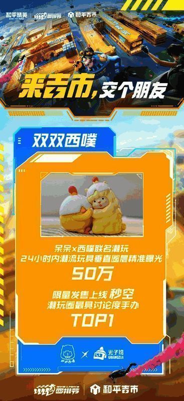 双双西噗与呆呆联名潮玩图片2