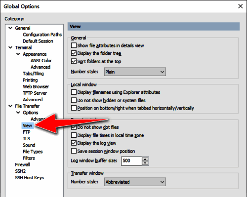 切换至View菜单栏配图