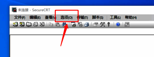 点击选项按钮的界面图
