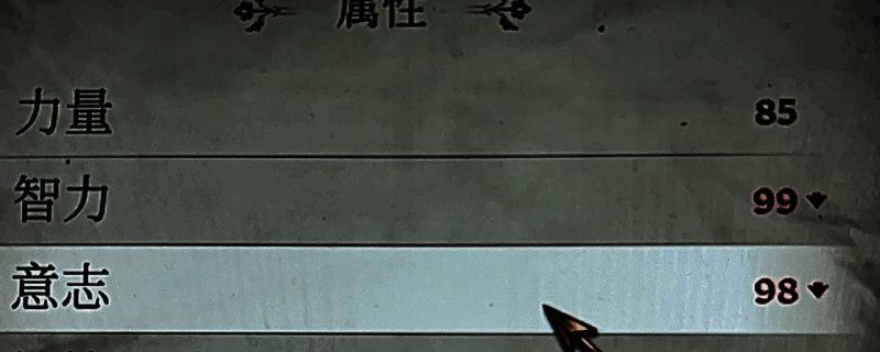 《上古卷轴4：湮灭重制版》减属性病症展示图