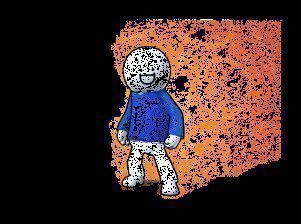 《香肠派对》与《小蓝和他的朋友》联动相关动图