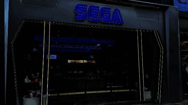 世嘉全球首家专卖店外观