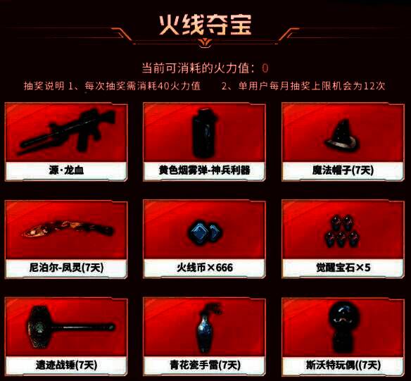 火线夺宝奖励图片