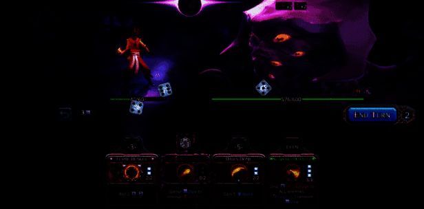 咒运魔骰深度策略战斗画面