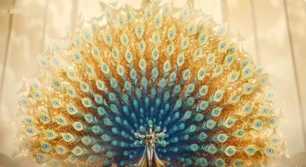 和平精英辉羽雀灵套装展示图3