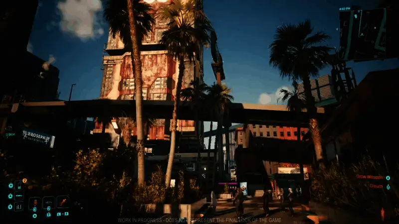 赛博朋克2077 Switch 2版本游戏画面1