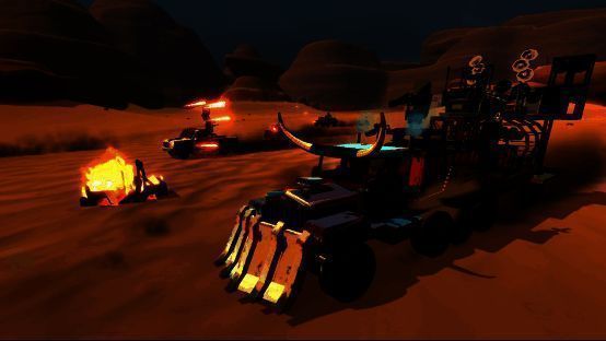 《恶土小队》战车战斗画面