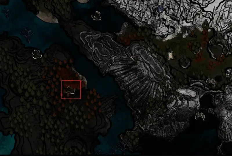 落叶地树液夫人附近场景