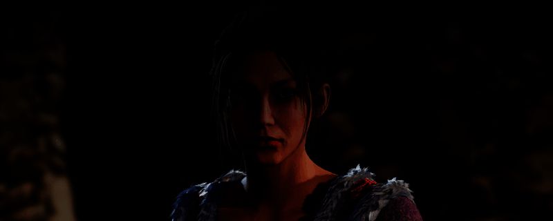 《上古卷轴4：湮灭重制版》捏脸完成后的美丽村姑形象