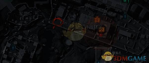 行政楼西边入口处图