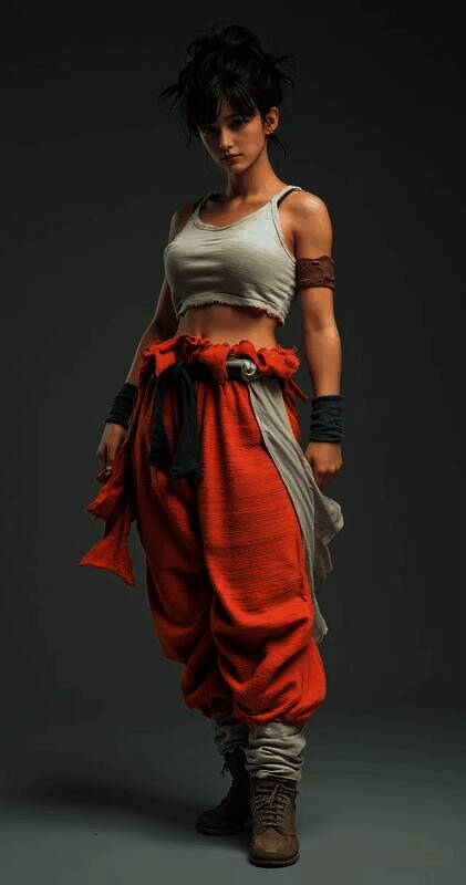 AI生成的《龙珠》Coser不同角度图片6