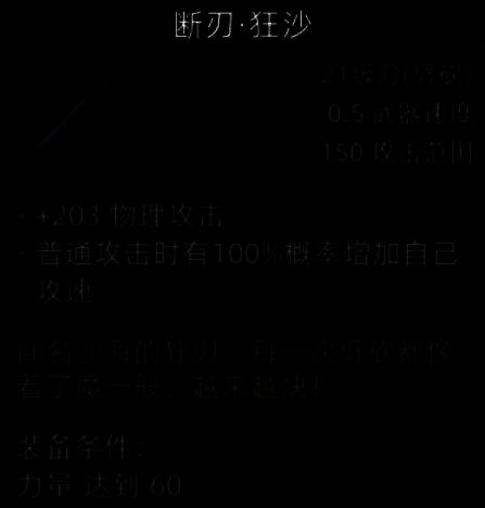 断刃·狂沙武器画面