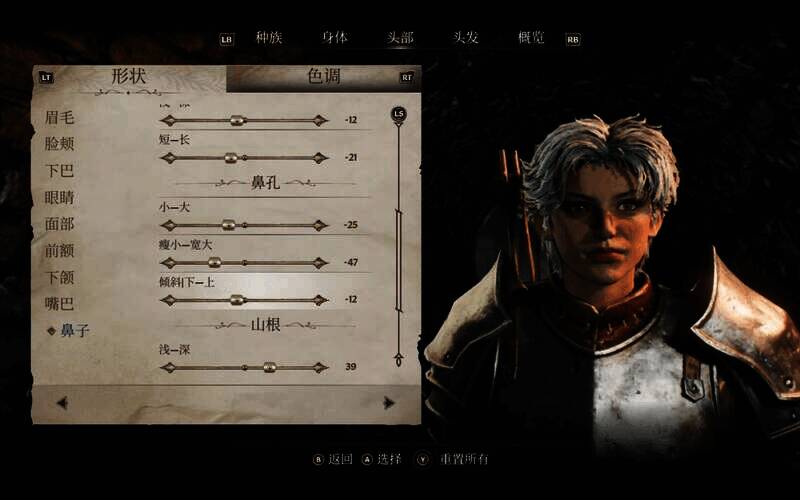 《上古卷轴4:湮灭重制版》捏脸参考图14