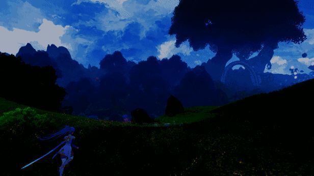 女孩踏上冒险之旅画面