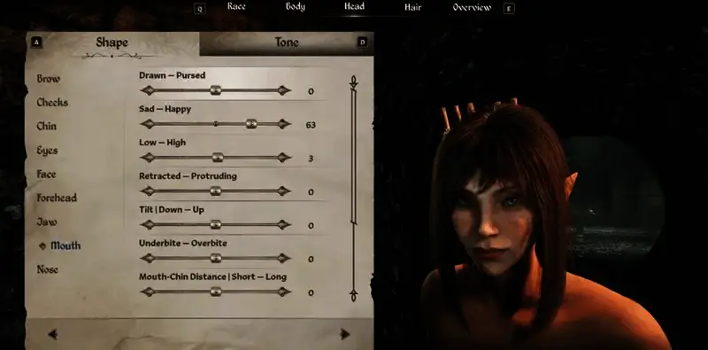 木精灵嘴部捏脸参考图1