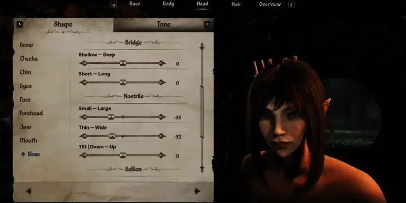 木精灵头部相关捏脸参考图1