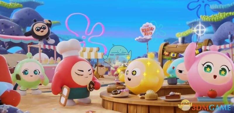 蛋仔派对海绵宝宝联动福利活动宣传图