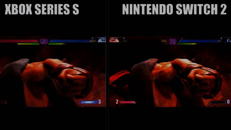 《街霸6》XSS版与Switch 2版对比图片