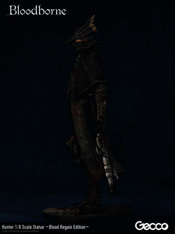 《血源诅咒》猎人1/6比例雕像细节展示2