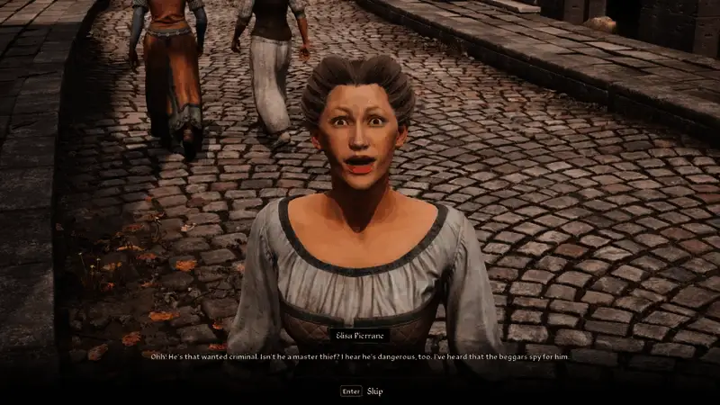 《上古卷轴4:重制版》与市民交谈画面2