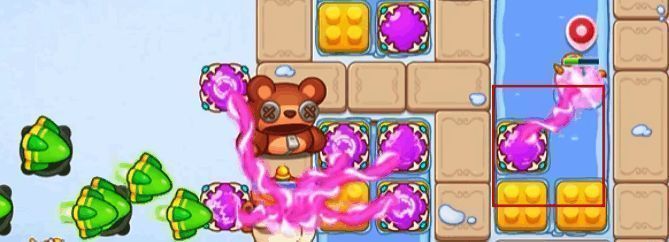 右侧水池摆放魔法球图片