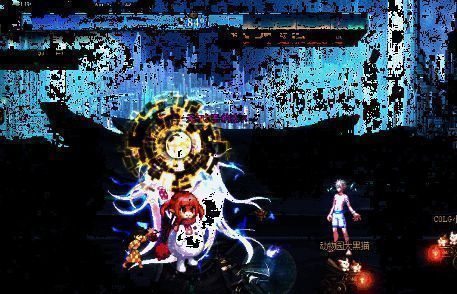 能量球被吸收转化为护盾及读条注定的毁灭的动态画面