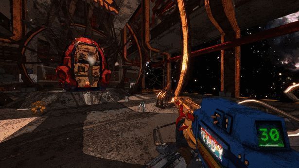 《Mycopunk》机器人协同作战画面