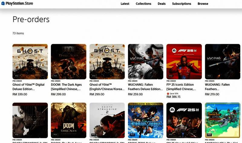 韩国PS商城预购榜相关图