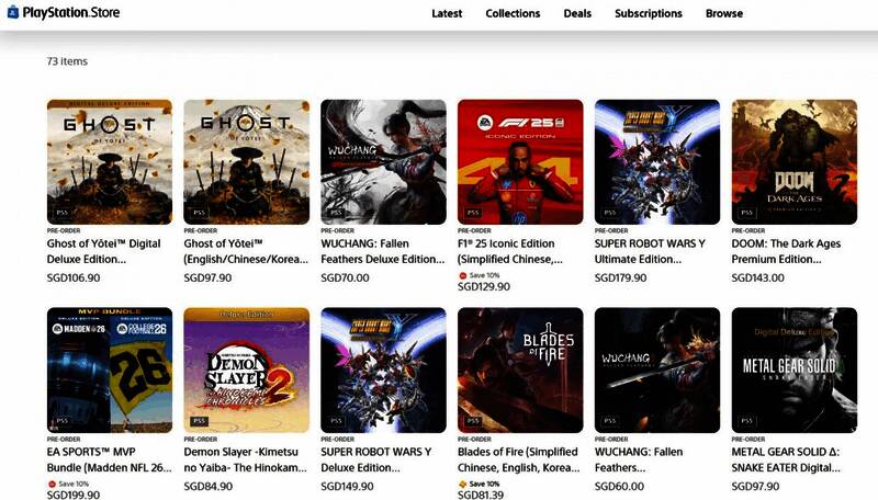 马来西亚PS商城预购榜相关图