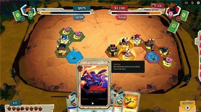 《萌兽镇:建城卡斗》游戏画面2