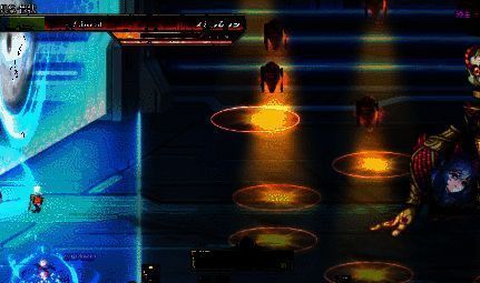 玩家被变小击退及前往搬运能量球动画